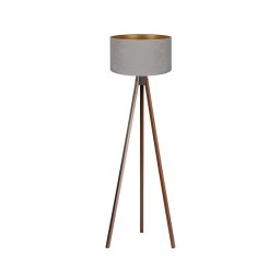 Lampadar VELVET 1xE27/60W/230V maro/gri Brilagi