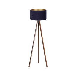 Lampadar VELVET 1xE27/60W/230V maro/albastru Brilagi