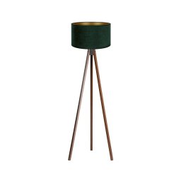 Lampadar VELVET 1xE27/60W/230V maro/verde Brilagi