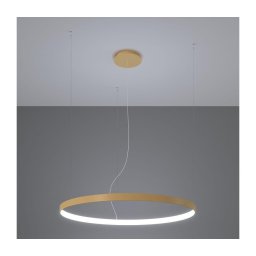 Lustră LED pe cablu RIO LED/30W/230V CRI95 4000K d. 55 cm auriu Thoro TH.217