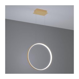Lustră LED pe cablu RIO LED/30W/230V CRI95 4000K d. 55 cm auriu Thoro TH.221
