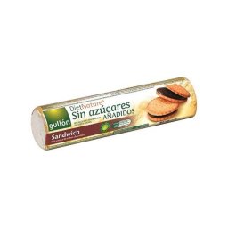 BISCUITI CU CREMA DE CIOCOLATA FR.ZAHAR 250GR, GULLON