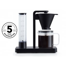 Cafetiera Wilfa Performance WSPL-3B , Temperatura constanta 94°C, 1800W, 1,25 L, 10 cesti, Mentinere cald 40 min, Control debit apa, Negru