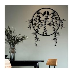 Decorațiune de perete 45x44 cm metal ramuri