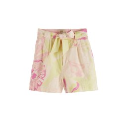 SCOTCH & SODA Bermude High Rise Casual Printed Shorts 172793 SC5646 vondelfield blossom