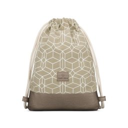 Johnny Urban Ghiozdan sac 'Noah' nisipiu / alb