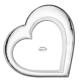 Rama Foto Argint Heart 20x20 cm