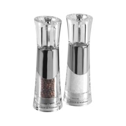Cole&Mason - Set 2 râșnițe sare și piper BOBBI, 18,5 cm