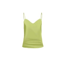 ONLY Top Onlmayra Tie Satin Singlet Wvn 15255634 13-0532 TCX celery green