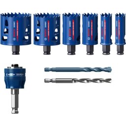 Set carote EXPERT materiale dure, 22/25/35/51/60/68 mm 9 buc.