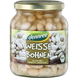 Fasole alba la borcan bio 340g