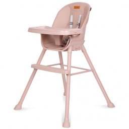 Scaun de masa 4 in 1 Kidwell Eatan Pink