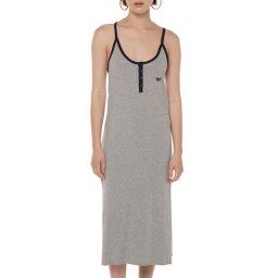 SUPERDRY Rochie Vintage Midi Slip Dress W8011416A 07q grey marl