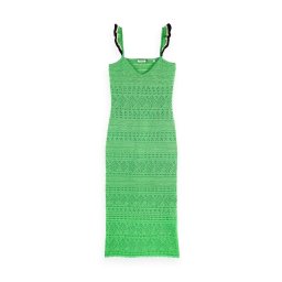 SCOTCH & SODA Rochie Pointelle Detail Dress 172301 SC5704 bright parakeet