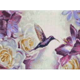 Set goblen cu diamante, cu sasiu, Gradina secreta, 30x40 cm