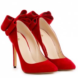 Pantofi Stiletto cu toc Cleopatra Piele Intoarsa de dama