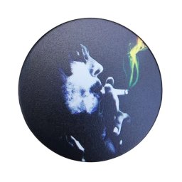 Grinder Grind Pro Bob Marley Smoke metalic negru 4 Parti Ø50mm