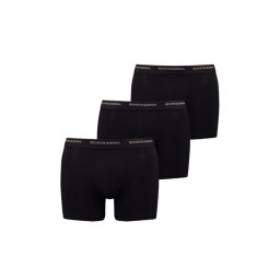 SCOTCH & SODA Lenjerie (Pack of 3) Scso Base Logo Boxer 701222704 SCU001 black