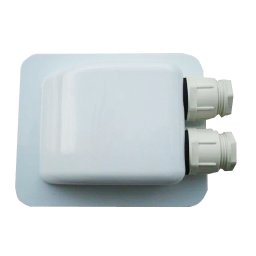 Doză de protecție (bucșă de montaj) cu 2 intrări, pentru rulotă