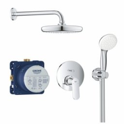 Sistem dus incastrat Grohe Eurosmart Cosmopolitan 210 crom lucios