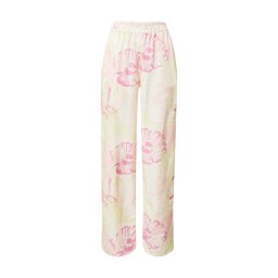 SCOTCH & SODA Pantaloni Gia - Mid Rise Wide Leg Printed Silky Trousers 171927 SC5646 vondelfield blossom