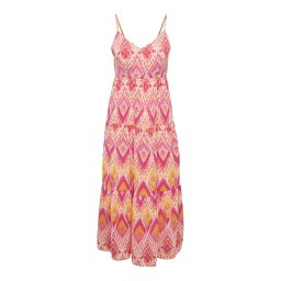 ONLY Rochie Onlalma Life Vis Strap Long Dress Aop 15256836 18-2333 TCX raspberry rose