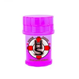 Grinder cu recipient HerbSaver Mini purple 4 Parti Ø39mm (SUA)
