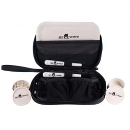 Apestoned Borseta impermeabila SET accesorii fumat Gorilla Bag alb