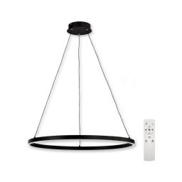 Lustră LED pe cablu dimabilă LED/30W/230V neagră + telecomandă