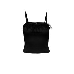 ONLY Top Onlfeather S/L Top Jrs 15289473 C-N10 black