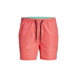 JACK & JONES Costum de baie Jpstfiji Jjswim Branded Mini 12228835 17-1656 TCX hot coral