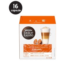 16 (8+8) Capsule Nescafe Dolce Gusto Latte Macchiato Caramel