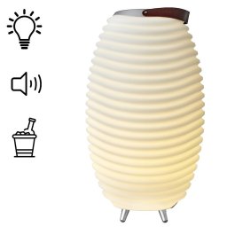 Lampă, suport pentru sticle și difuzor de ton Bluetooth Kooduu Synergy 65