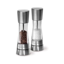 Cole&Mason DERWENT set 2 râșnițe sare și piper, 19 cm, crom lucios