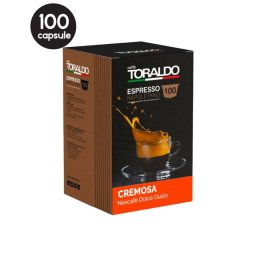 100 Capsule Caffe Toraldo Miscela Cremosa - Compatibile Dolce Gusto