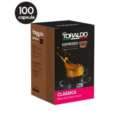 100 Capsule Caffe Toraldo Miscela Classica - Compatibile Dolce Gusto