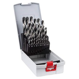 Set 25 burghie metal, HSS-PointTeq, 1-13 mm, tija cilindrica