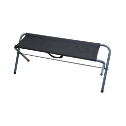 Bancă de mers cu cortul pliabilă negru/gri