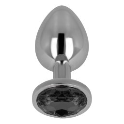 OhMama Anal Plug Metal Black 7cm