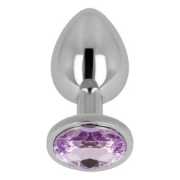 OhMama Anal Plug Metal Violet 9cm
