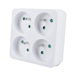 Multipriză cu întrerupător Solight P108 4x 10A alb