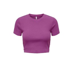 ONLY Top Onlfreja S/S Trim Top Box Jrs 15289556 18-2929 TCX purple wine