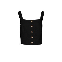 VERO MODA Top Vmryle S/L Top Wvn Lcs 10285023 C-N10 black