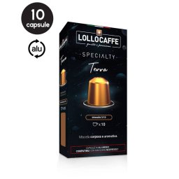 10 Capsule Lollo Caffe Specialty Terra - Compatibile Nespresso