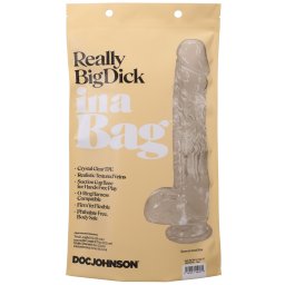 Doc Johnson in a Bag Dildo 10"/25 cm Transparent