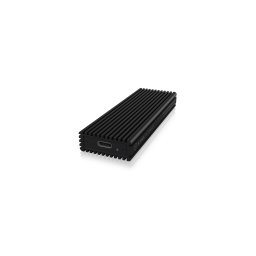 IcyBox External enclosure for M.2 NVMe SSD, USB 3.1 Type-C, Black