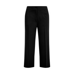 WE Fashion Pantaloni cu dungă negru