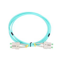 Patchcord fibra optica sc/apc-sc/apc multi mode OM3 duplex 2M
