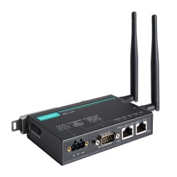 Client wireless industrial, IEEE 802.11a/b/g/n, 1 port serial, 2 porturi Ethernet, Moxa AWK-1137C-EU