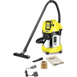 Aspirator umed/uscat WD 3 Battery 1.629-951.0, 300 W, 17 l, Argintiu